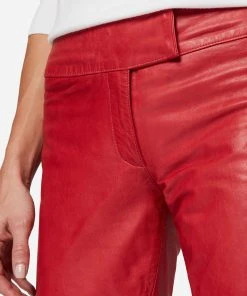 RICANO Lederhose Low Cut In Rot -Stockerpoint Verkaufsgeschäft ricano lederhose low cut in rot 4 scaled