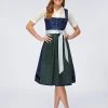 Schmuckstück By Alpenherz Dirndl "Antonia" In Dunkelblau/ Dunkelgrün -Stockerpoint Verkaufsgeschäft schmuckstuck by alpenherz dirndl antonia in dunkelblau dunkelgrun