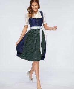 Schmuckstück By Alpenherz Dirndl "Antonia" In Dunkelblau/ Dunkelgrün -Stockerpoint Verkaufsgeschäft schmuckstuck by alpenherz dirndl antonia in dunkelblau dunkelgrun 3