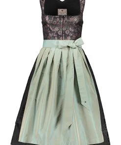 Schmuckstück By Alpenherz Dirndl "Arissa" In Schwarz/ Mint