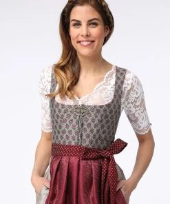 Schmuckstück By Alpenherz Dirndl In Grau/ Bordeaux 11 Schmuckstück By Alpenherz Dirndl In Grau/ Bordeaux -Stockerpoint Verkaufsgeschäft schmuckstuck by alpenherz dirndl in grau bordeaux 3
