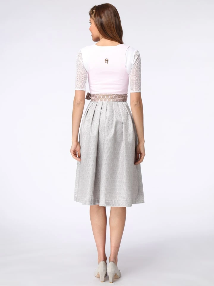 Schmuckstück By Alpenherz Dirndl In Rosé/ Hellgrau 4 Schmuckstück By Alpenherz Dirndl In Rosé/ Hellgrau – Bild 2