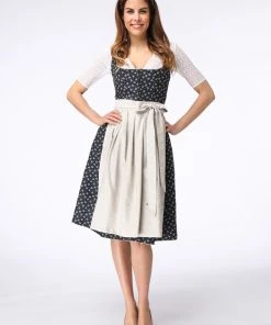 Schmuckstück By Alpenherz Dirndl In Schwarz/ Beige