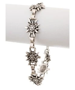 Schuhmacher Armband AB7001 Altsilber Edelweiss