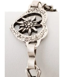 Schuhmacher Armband AB7002 Altsilber Edelweiss Und Herz -Stockerpoint Verkaufsgeschäft schuhmacher armband ab7002 altsilber edelweiss und herz 2
