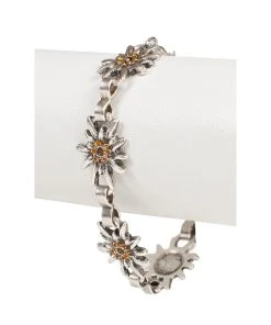 Schuhmacher Armkette AB9197 EDW Mit Steine Braun