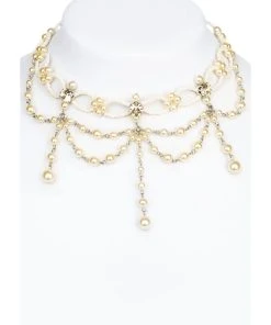 Schuhmacher Glasperlencollier 12223 Campagner