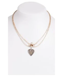 Schuhmacher Halskette 2 Reihig Aus Perlen, 13007 Beige