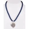 Schuhmacher Halskette K100 Kordel Herz Mit Edelweiss Marine -Stockerpoint Verkaufsgeschäft schuhmacher halskette k100 kordel herz mit edelweiss marine