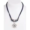 Schuhmacher Kette 12702 Mit 2facher Kordel Und Edelweiss, Marine
