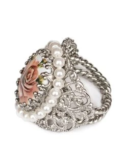 Schuhmacher Ring R801 Ornament Umfasst, Lachs