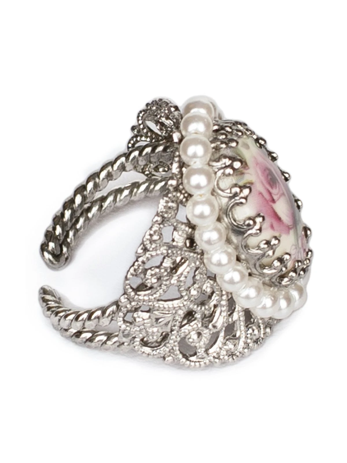 Schuhmacher Ring R801 Ornament Umfasst, Rosa 5 Schuhmacher Ring R801 Ornament Umfasst, Rosa – Bild 3