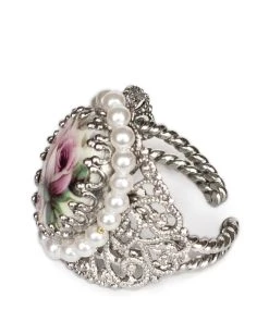 Schuhmacher Ring R801 Ornament Umfasst, Rosa