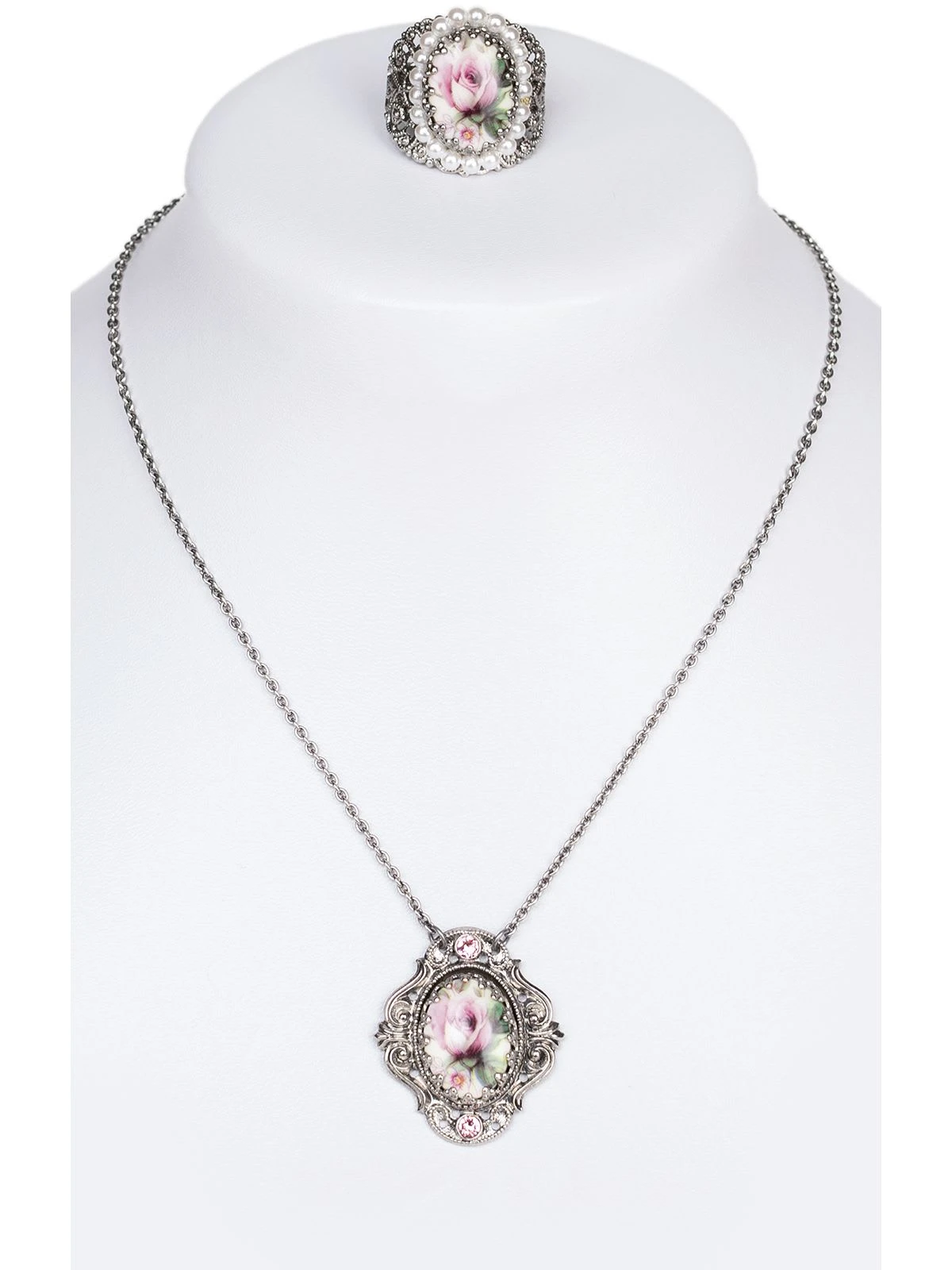 Schuhmacher Ring R801 Ornament Umfasst, Rosa 9 Schuhmacher Ring R801 Ornament Umfasst, Rosa – Bild 7