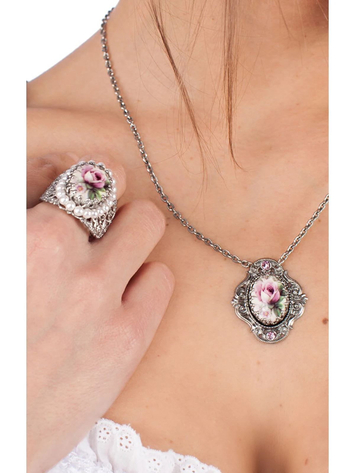 Schuhmacher Ring R801 Ornament Umfasst, Rosa 10 Schuhmacher Ring R801 Ornament Umfasst, Rosa – Bild 8