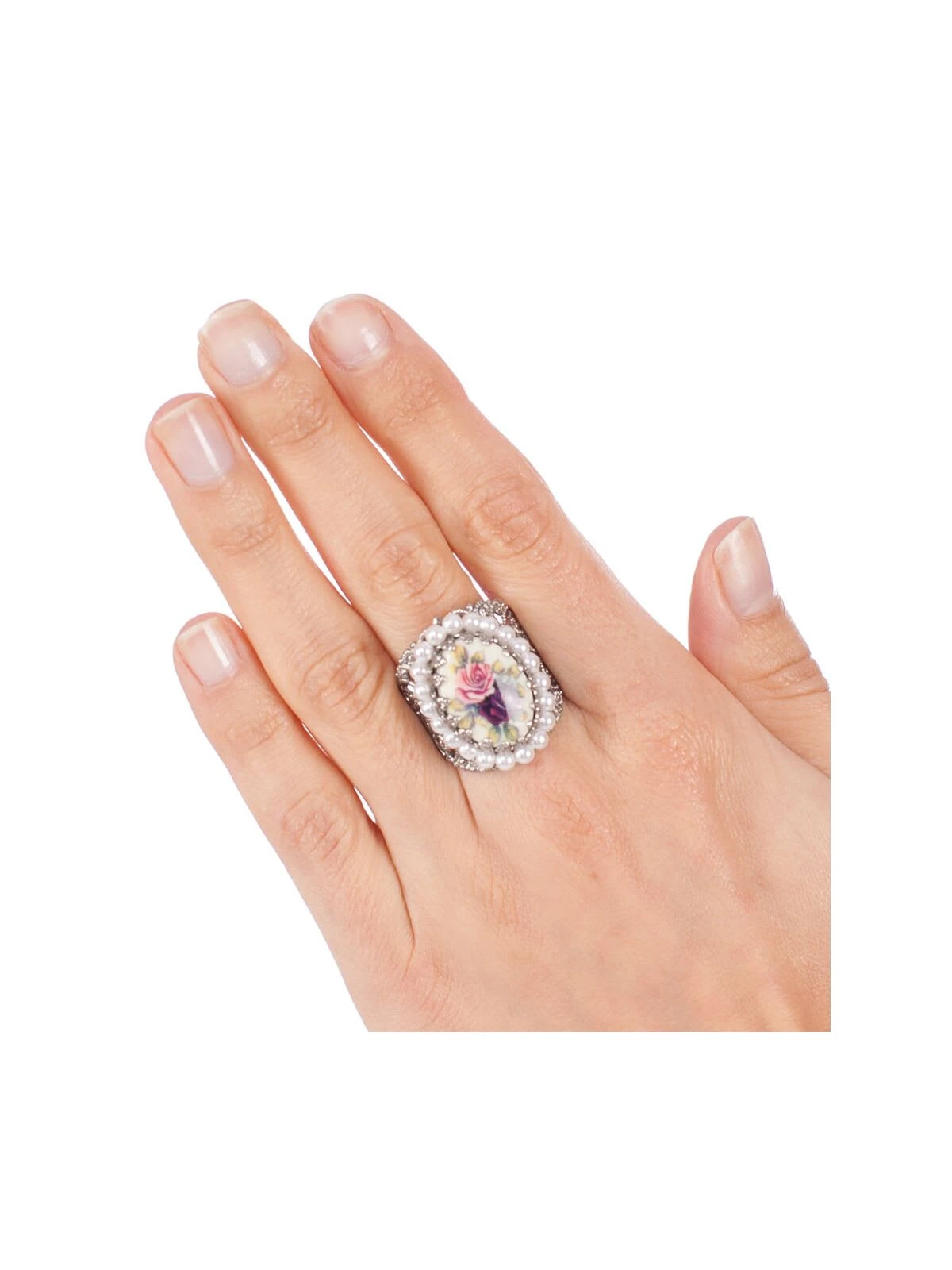 Schuhmacher Ring R801 Ornament Umfasst, Rot 7 Schuhmacher Ring R801 Ornament Umfasst, Rot – Bild 5