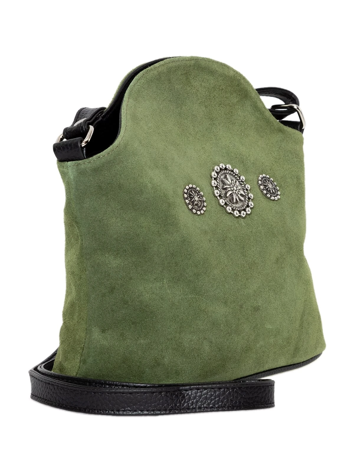 Schuhmacher Trachten Dirndltasche TA30910 Edelweiss Oliv 4 Schuhmacher Trachten Dirndltasche TA30910 Edelweiss Oliv – Bild 2