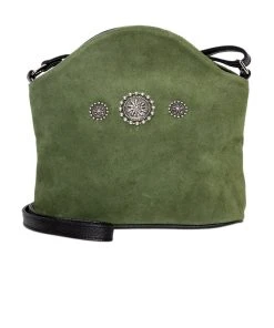 Schuhmacher Trachten Dirndltasche TA30910 Edelweiss Oliv