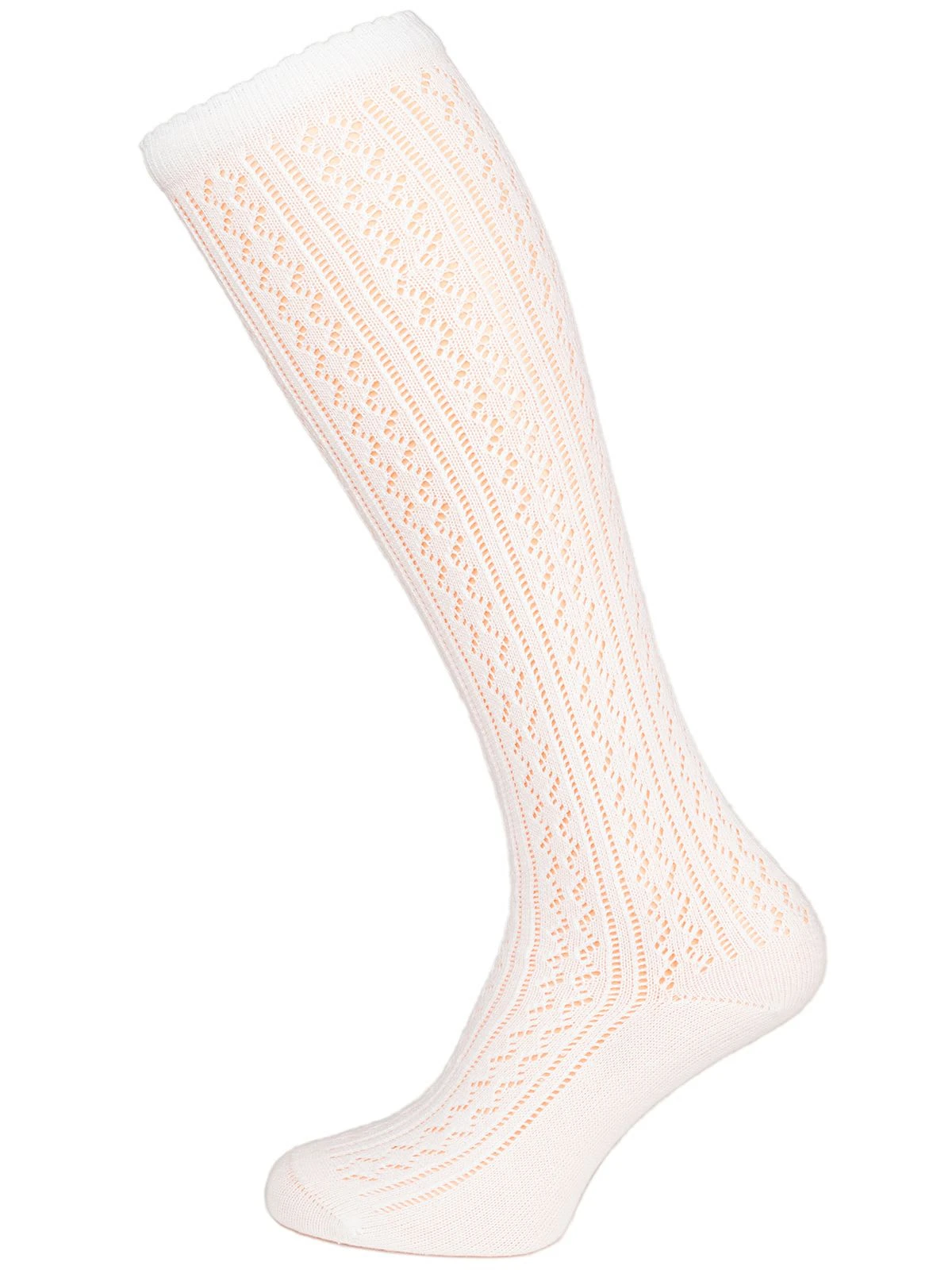 Schuhmacher Trachtensocken CS516 Weiss 3 Schuhmacher Trachtensocken CS516 Weiss
