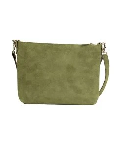 Schuhmacher Wildleder Trachtentasche TA30540, Metallherz, Oliv -Stockerpoint Verkaufsgeschäft schuhmacher wildleder trachtentasche ta30540 metallherz oliv 2