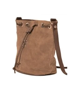 Schuhmacher Wildlederbeutel TA30210 Mit Metallherz, Grau Braun -Stockerpoint Verkaufsgeschäft schuhmacher wildlederbeutel ta30210 mit metallherz grau braun 2