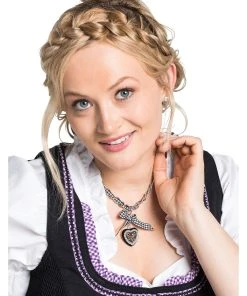 Sheego Dirndl In Schwarz-lila -Stockerpoint Verkaufsgeschäft sheego dirndl in schwarz lila 4