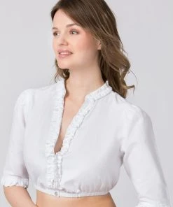 Stockerpoint Bluse "Adriette" In Weiss -Stockerpoint Verkaufsgeschäft stockerpoint bluse adriette in weiss 2 scaled