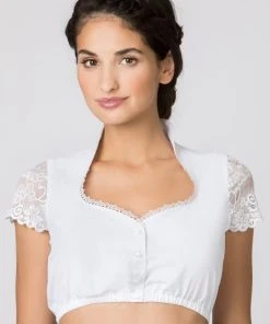 Stockerpoint Bluse "B-8058" In Weiss