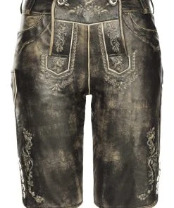 Stockerpoint Damen Lederhose "Pam" In Brown Vintage