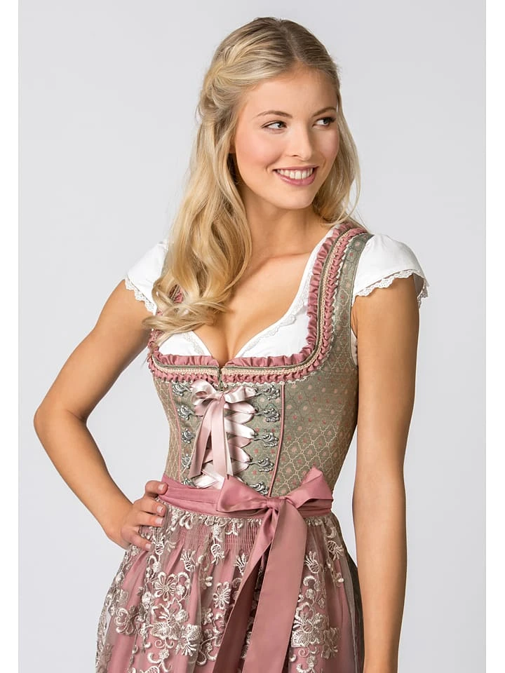 Stockerpoint Dirndl "Alice" In Beige/ Altrosa 7 Stockerpoint Dirndl "Alice" In Beige/ Altrosa – Bild 5