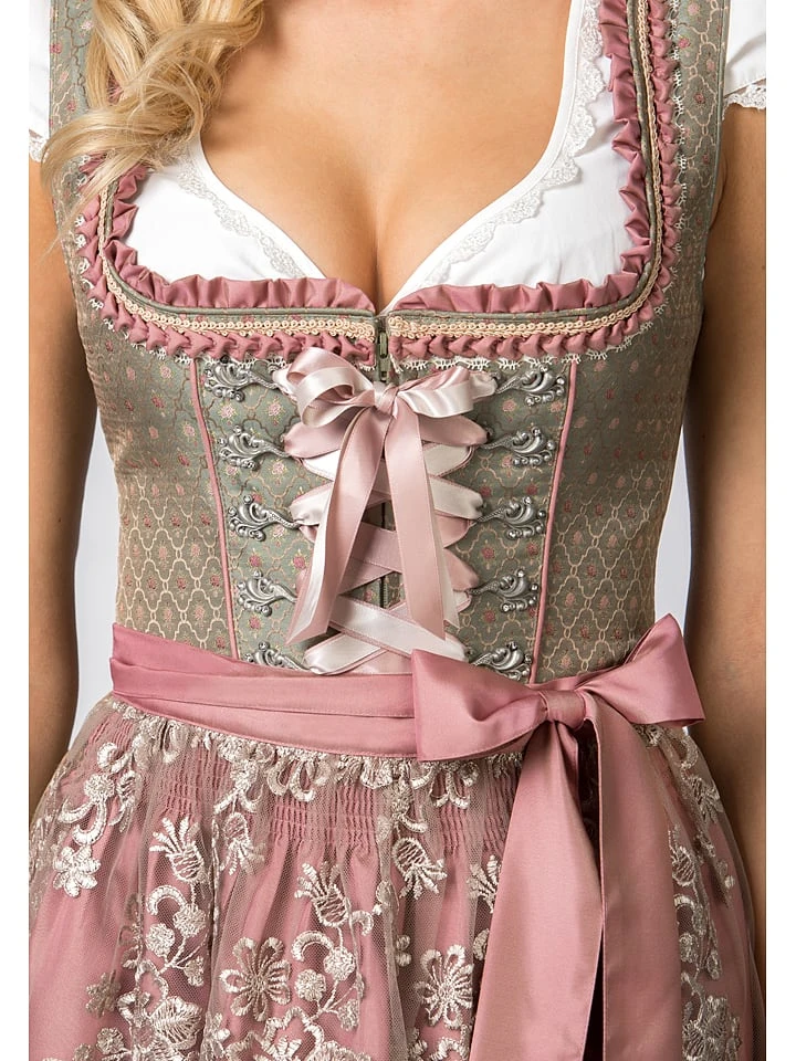 Stockerpoint Dirndl "Alice" In Beige/ Altrosa 8 Stockerpoint Dirndl "Alice" In Beige/ Altrosa – Bild 6