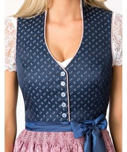 Stockerpoint Dirndl "Cynthia" In Dunkelblau/ Rosa -Stockerpoint Verkaufsgeschäft stockerpoint dirndl cynthia in dunkelblau rosa 4