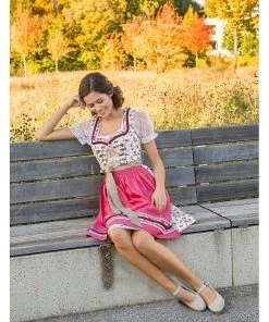 Stockerpoint Dirndl "Isadora" In Weiß/ Pink -Stockerpoint Verkaufsgeschäft stockerpoint dirndl isadora in weiss pink 6