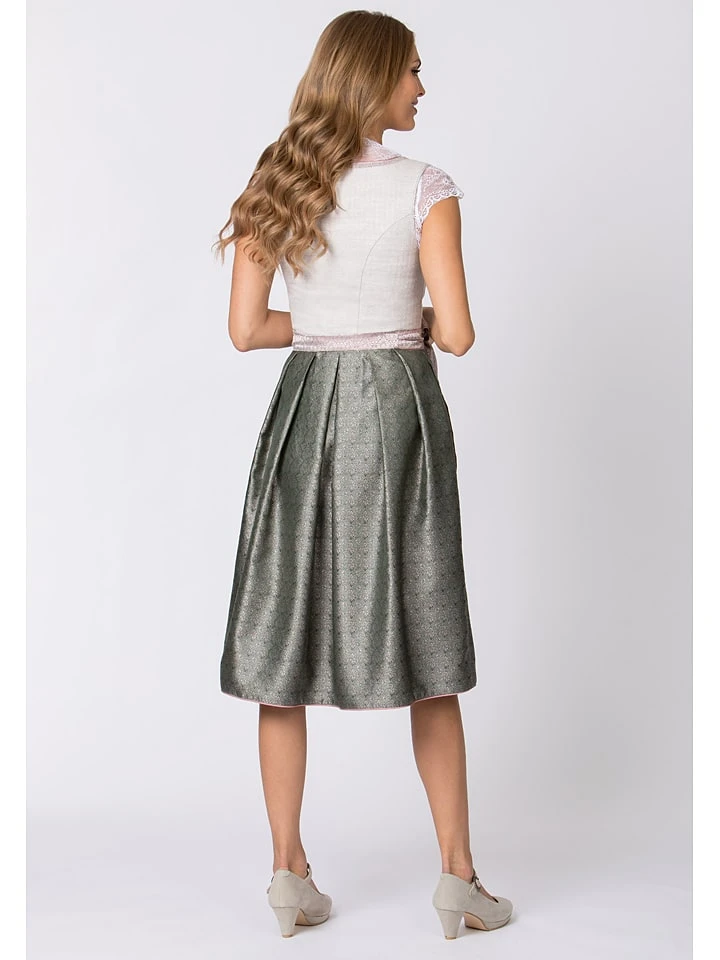 Stockerpoint Dirndl "Lilith" In Grau/ Rosa 5 Stockerpoint Dirndl "Lilith" In Grau/ Rosa – Bild 3