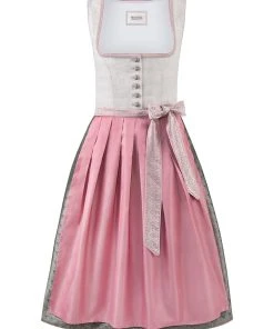 Stockerpoint Dirndl "Lilith" In Grau/ Rosa