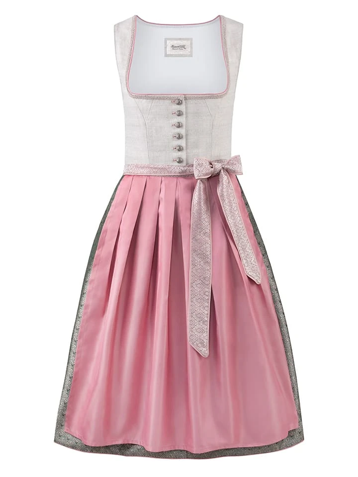 Stockerpoint Dirndl "Lilith" In Grau/ Rosa 3 Stockerpoint Dirndl "Lilith" In Grau/ Rosa