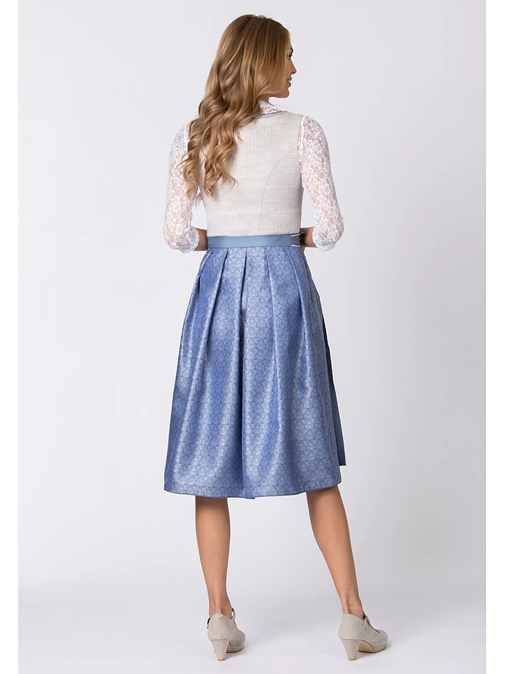 Stockerpoint Dirndl "Marla" In Hellgrau/ Blau 5 Stockerpoint Dirndl "Marla" In Hellgrau/ Blau – Bild 3