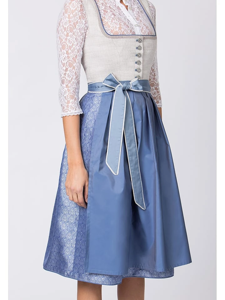 Stockerpoint Dirndl "Marla" In Hellgrau/ Blau 6 Stockerpoint Dirndl "Marla" In Hellgrau/ Blau – Bild 4