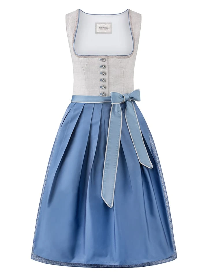 Stockerpoint Dirndl "Marla" In Hellgrau/ Blau 3 Stockerpoint Dirndl "Marla" In Hellgrau/ Blau