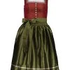 Stockerpoint Dirndl "Maya" In Bordeaux/ Khaki -Stockerpoint Verkaufsgeschäft stockerpoint dirndl maya in bordeaux khaki