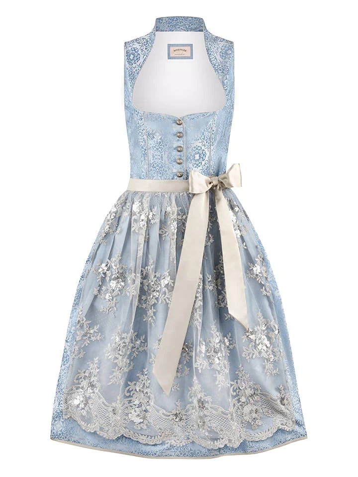 Stockerpoint Dirndl "Odina" In Hellblau/ Hellgrau 3 Stockerpoint Dirndl "Odina" In Hellblau/ Hellgrau