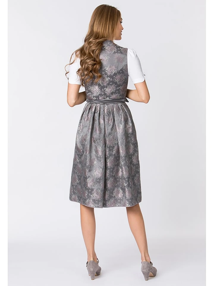 Stockerpoint Dirndl "Willow" In Grau/ Mauve 5 Stockerpoint Dirndl "Willow" In Grau/ Mauve – Bild 3