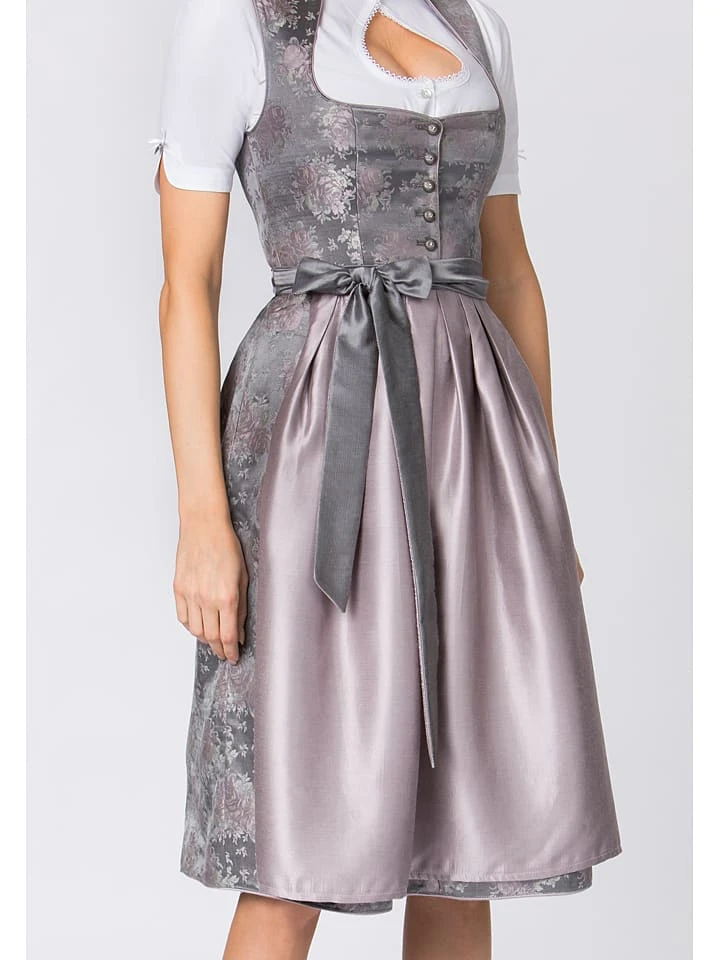 Stockerpoint Dirndl "Willow" In Grau/ Mauve 6 Stockerpoint Dirndl "Willow" In Grau/ Mauve – Bild 4