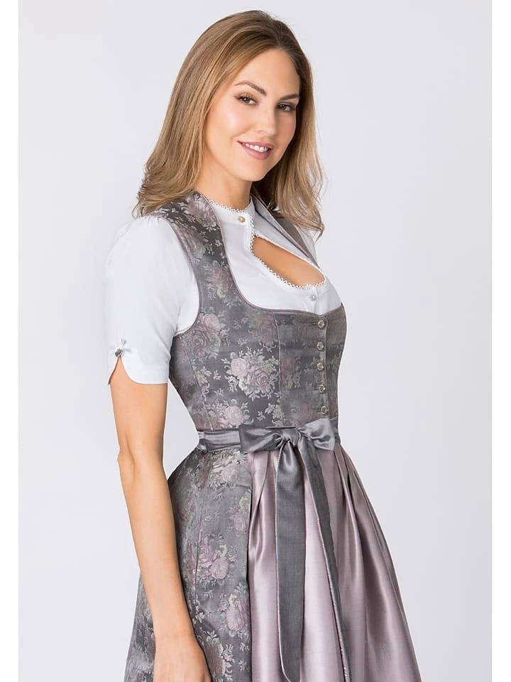 Stockerpoint Dirndl "Willow" In Grau/ Mauve 7 Stockerpoint Dirndl "Willow" In Grau/ Mauve – Bild 5