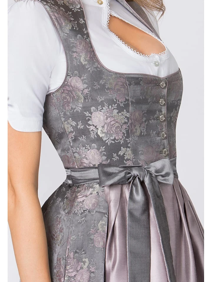 Stockerpoint Dirndl "Willow" In Grau/ Mauve 8 Stockerpoint Dirndl "Willow" In Grau/ Mauve – Bild 6