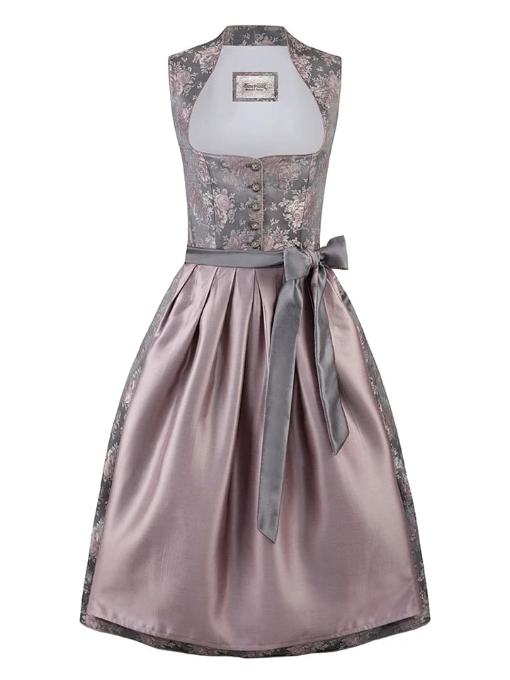 Stockerpoint Dirndl "Willow" In Grau/ Mauve 3 Stockerpoint Dirndl "Willow" In Grau/ Mauve