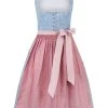 Stockerpoint Dirndl "Zora" In Hellblau/ Altrosa -Stockerpoint Verkaufsgeschäft stockerpoint dirndl zora in hellblau altrosa