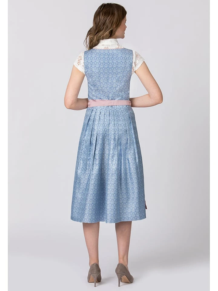 Stockerpoint Dirndl "Zora" In Hellblau/ Altrosa 5 Stockerpoint Dirndl "Zora" In Hellblau/ Altrosa – Bild 3
