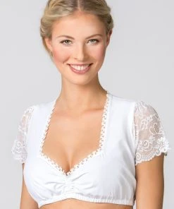 Stockerpoint Dirndlblue "B-3033" In Weiss