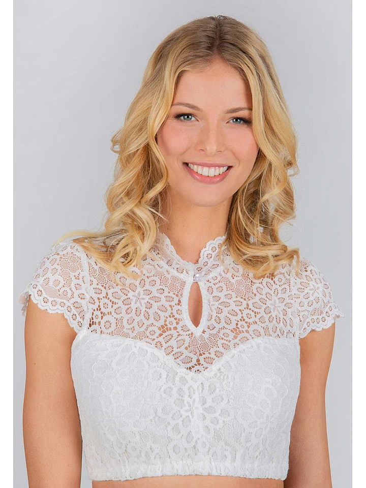 Stockerpoint Dirndlbluse "Daisy" In Creme 4 Stockerpoint Dirndlbluse "Daisy" In Creme – Bild 2
